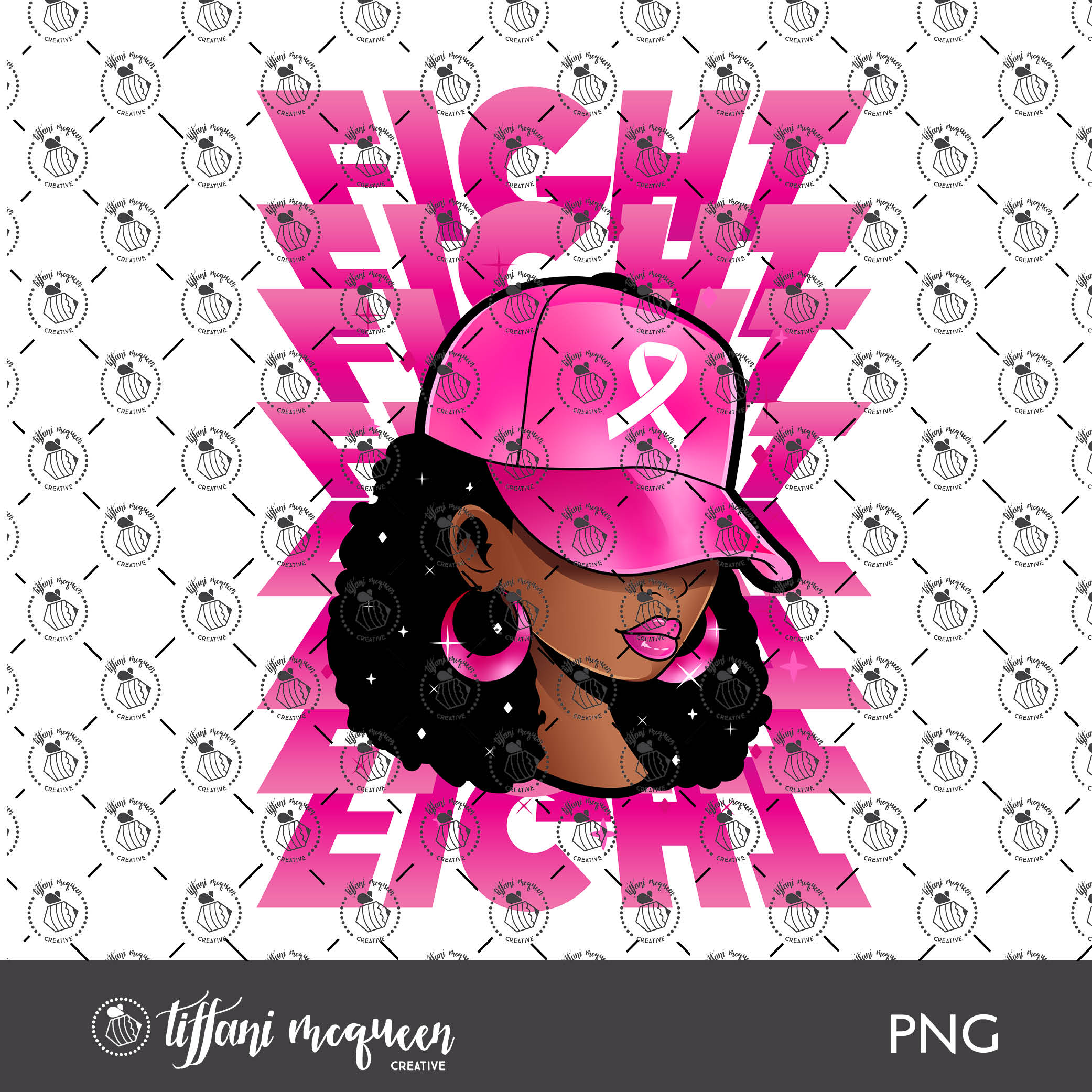 Flipped Breast Cancer Woman – Tiffani McQueen Creative